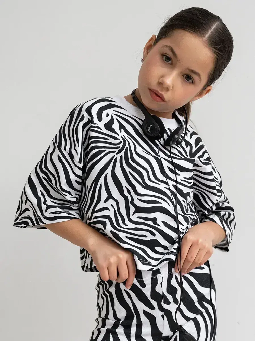 Футболка для девочки подростка оверсайз