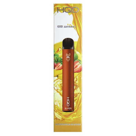 HQD SUPER 600 2.0% SE Strawberry - Banana (Клубника-Банан)