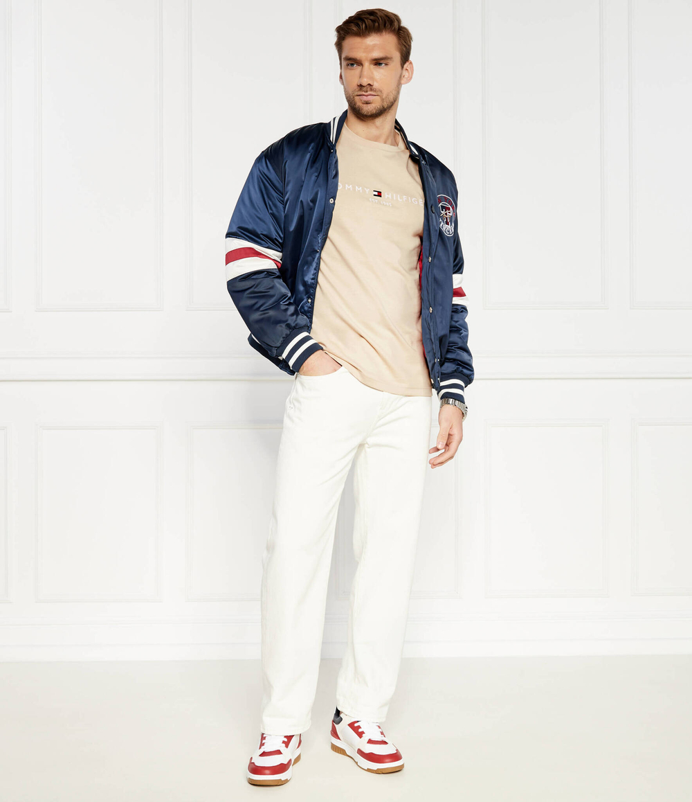 Кожаные кроссовки basket Tommy Hilfiger - красный(FM0FM05117)