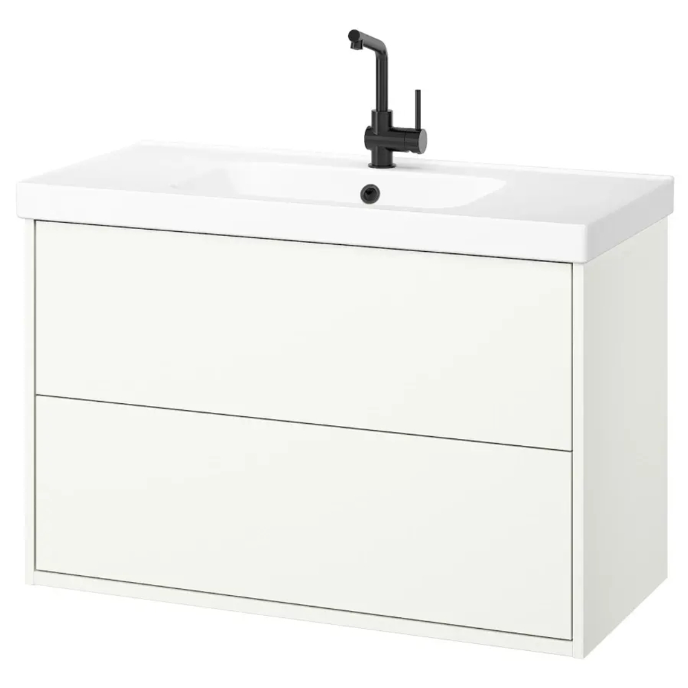 Тумба для ванной  - HAVBÄCK / ORRSJÖN/  HAVBАCK / ORRSJОN IKEA/ХАВБЕК / ОРРДЖЕН ИКЕА, 70х102 см, белый