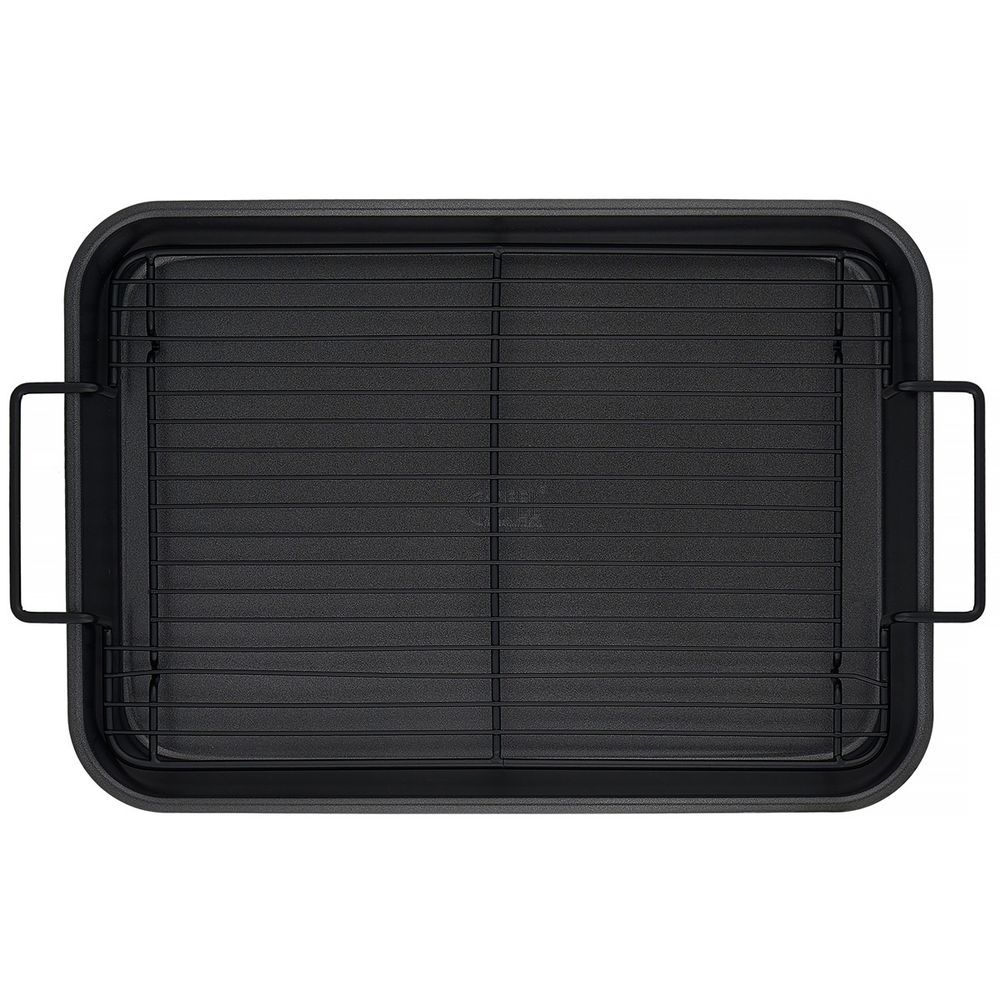 Жаровня с решеткой Gipfel Maximus Black 52712 34,5x24х6 см