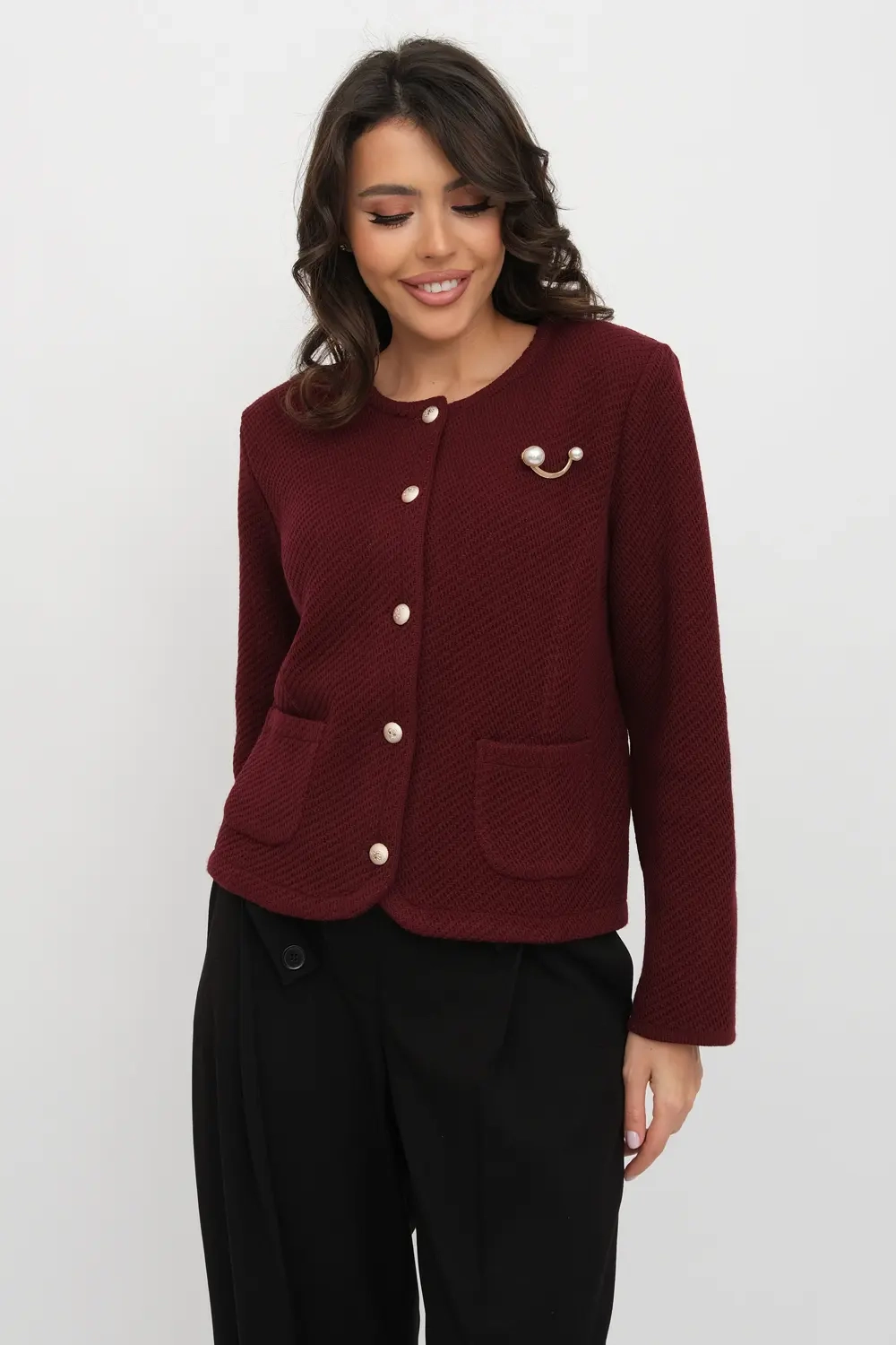 Жакет Д 3548/бордо