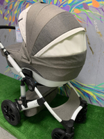 Коляска детская "BALLADA" RA208 3 in 1 grey