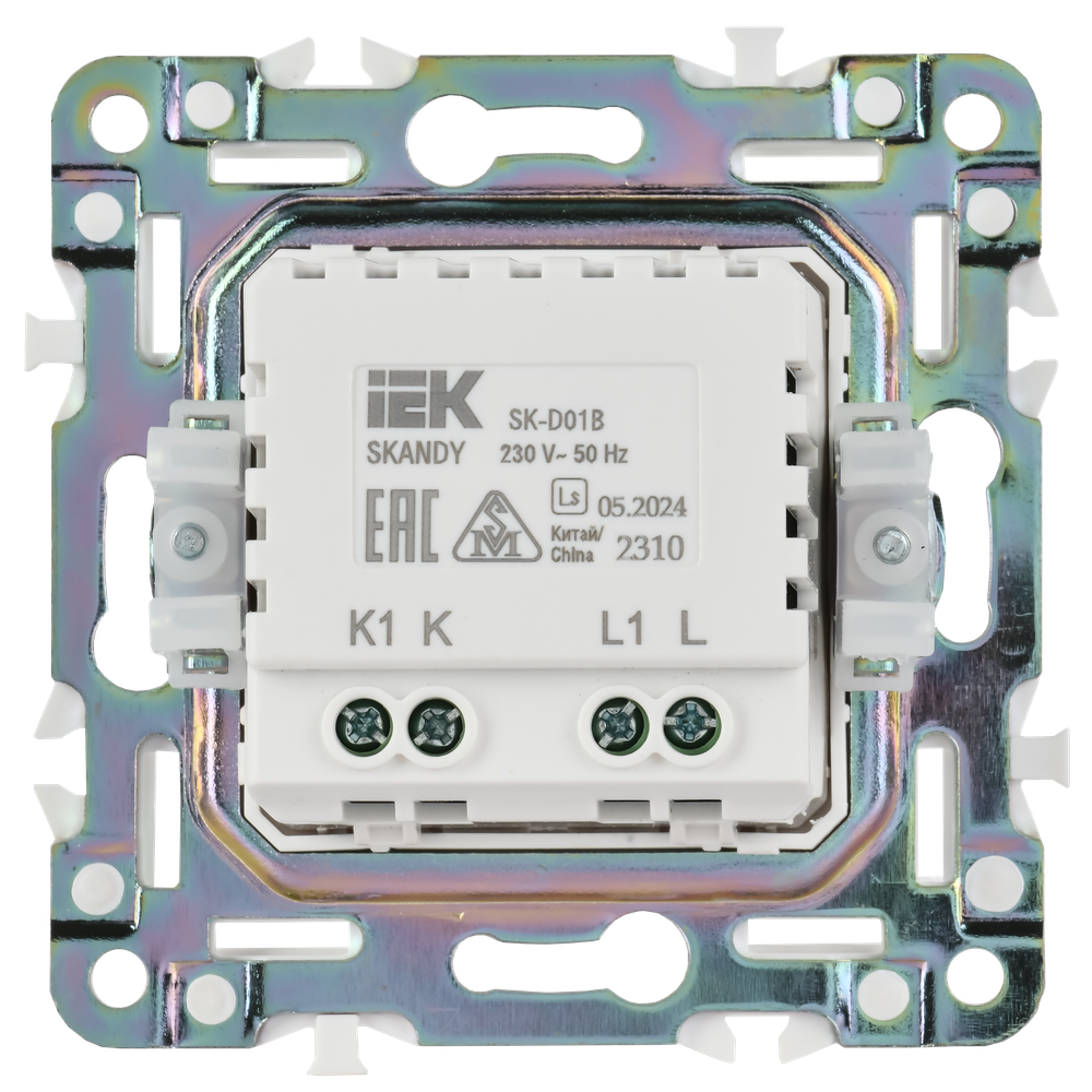 SKANDY Светорегулятор поворотный 600Вт SK-D01B бежевый IEK