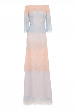 Кружевное платье в пол 35 -18SS