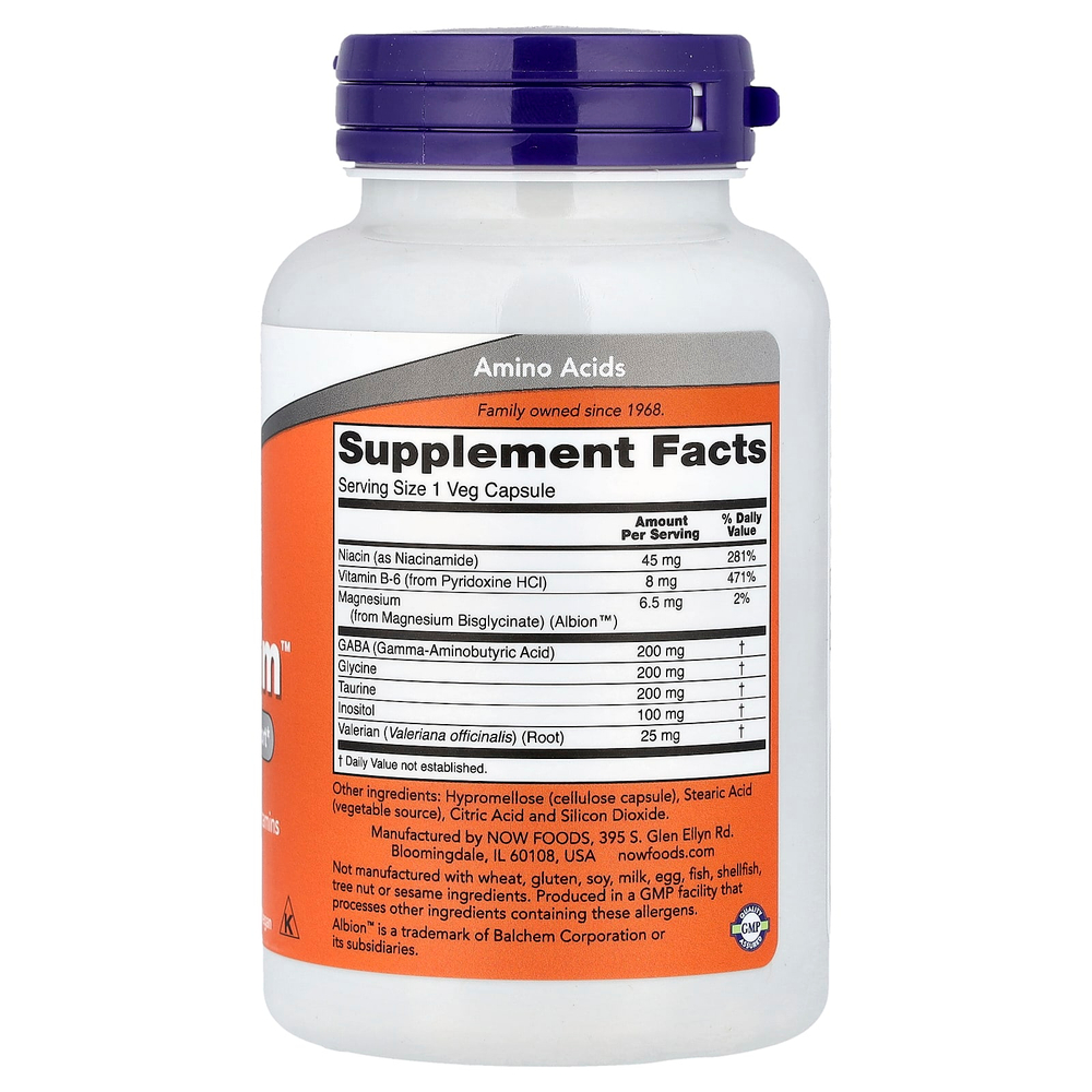 NOW Foods, True Calm™, успокоительная добавка, 90 растительных капсул