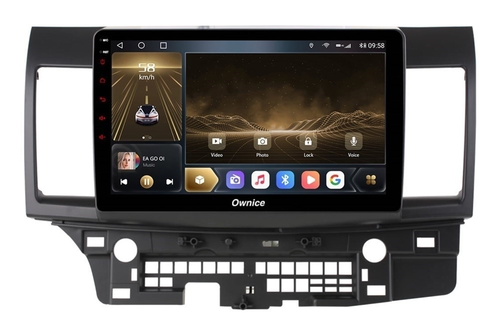 Штатная магнитола OWNICE OL-1632-U для Mitsubishi Lancer X 2007-2013 на Android 12.0