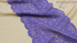 Эластичное кружево ромашки, 21 см, сирень (Арт: EK-2226), м