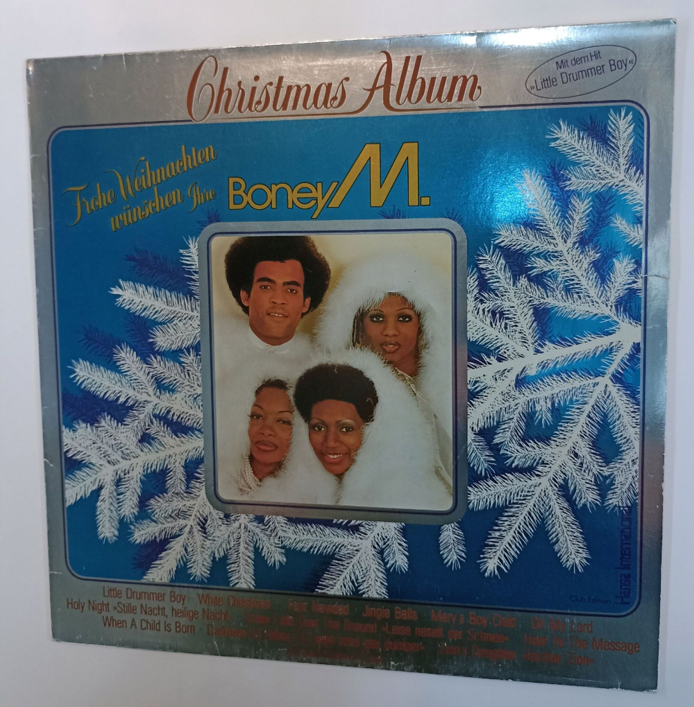 Винтажная виниловая пластинка LP Boney M. Christmas Album (Club Edition) (Germany 1981)