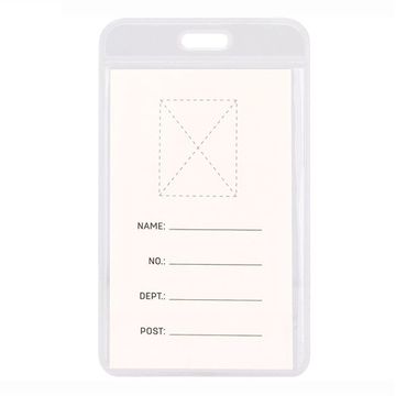 Бейдж вертикальный, 54*90мм, DELI