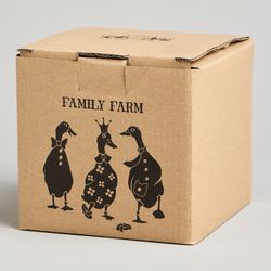 ГОРШОЧЕК ДЛЯ ЗАПЕКАНИЯ С КРЫШКОЙ "FAMILY FARM" 600 МЛ