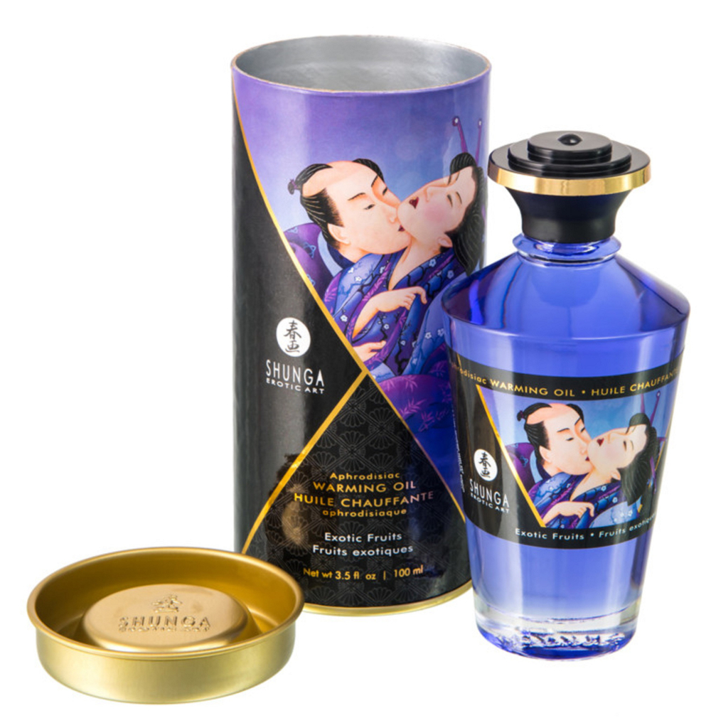 Массажное масло Shunga Экзотические фрукты возбуждающее натуральное 100 мл