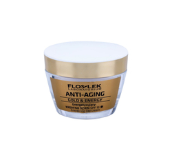 FlosLek Laboratorium Anti-Aging Gold & Energy - бодрящий дневной крем SPF 15 /   50  ml  / GTIN 5905043004525