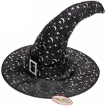 Шляпа карнавальная «Колдунья» 32 см, d-38 см, микс