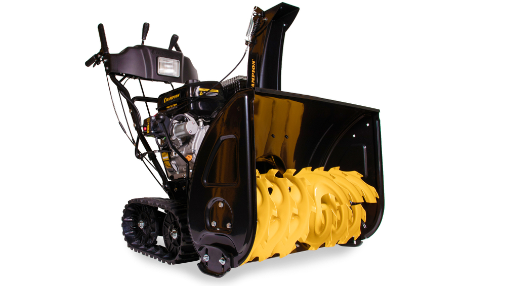Снегоуборщик бензо Champion STT1170E (11л.с,70см,121кг) гусеницы, эл.старт, обогрев