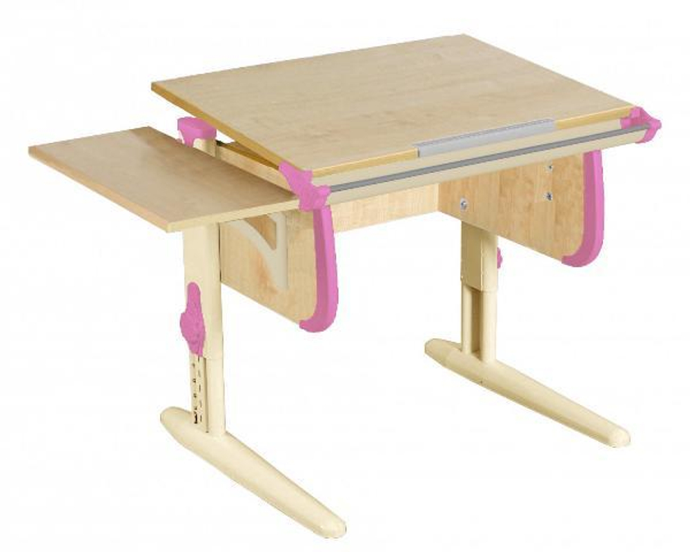 Растущая парта Дэми СУТ 24 с короткой боковой полкой СУТ.24.290 (1020×610 мм)