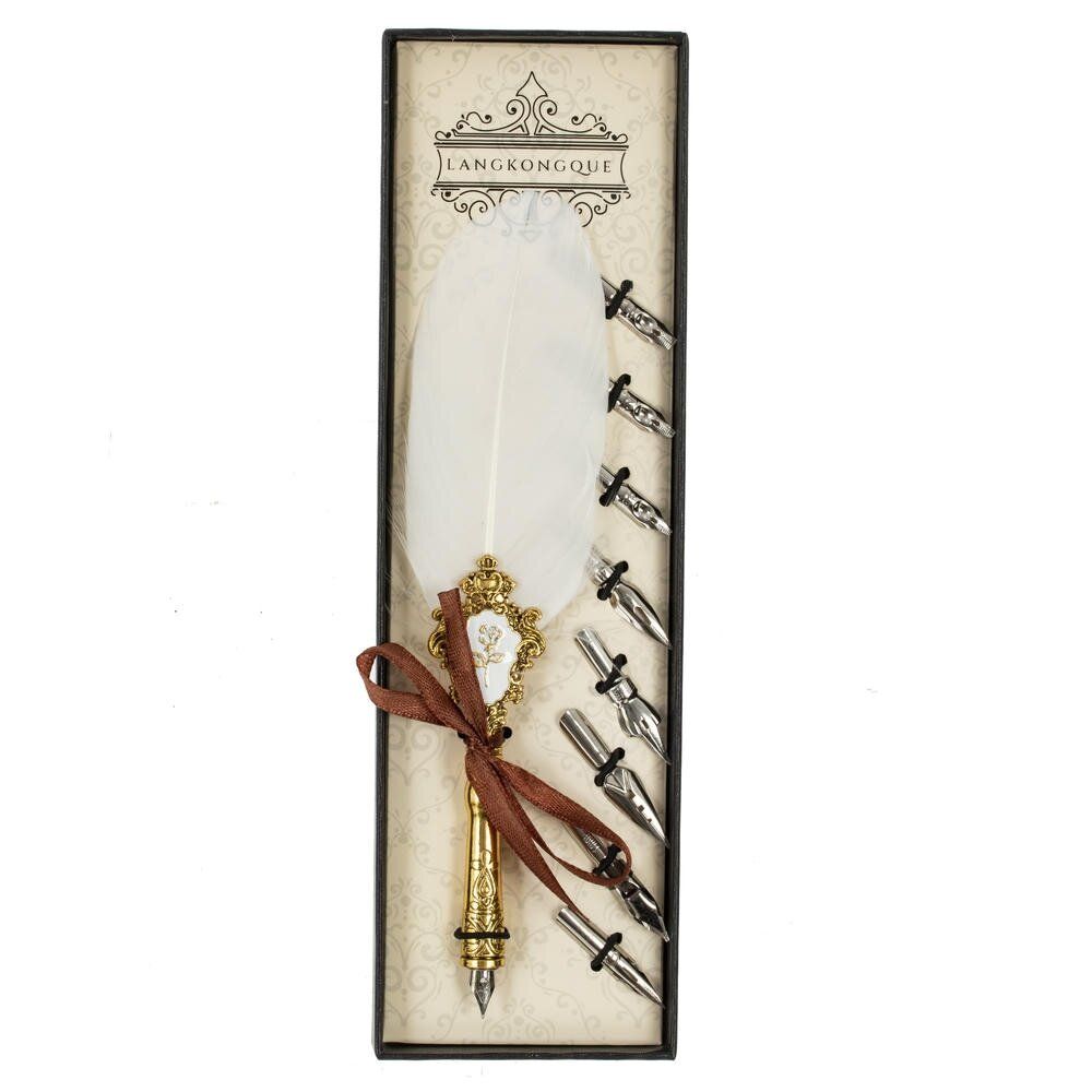 GAEM Набор подарочный: ручка перьевая, 8 наконечников, L7,5 W25,5 H2,5 см