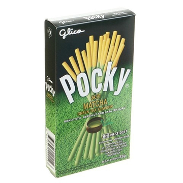 Палочки поки Pocky GLICO "Зелёный чай" в белом шоколаде, 33 г, Япония