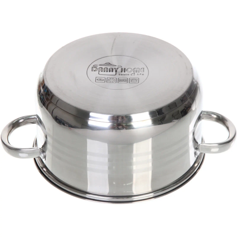 Набор посуды из нержавеющей стали ADELE 3 предмета (3 кастрюли 3,7л, 3,4л, 4,5л), DH10-6