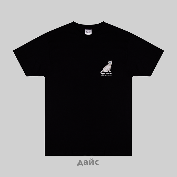 Футболка мужская Ripndip Man I Love Felines Tee артикул:RND10228 - купить в магазине Дайс