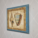 Панно "Ракушки" 40x5x40см Дерево, бумага