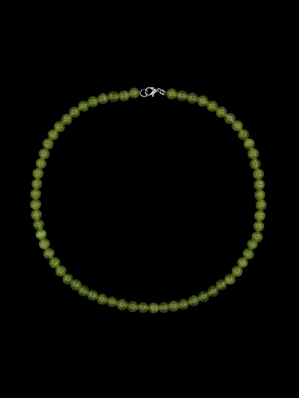 Бусы из кошачьего глаза kgbu002-zel8