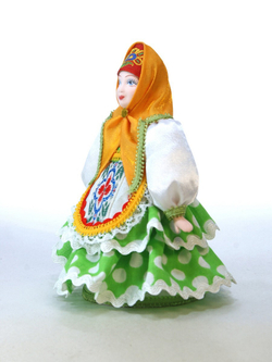 Кукла фарфоровая Русская Матрёшка