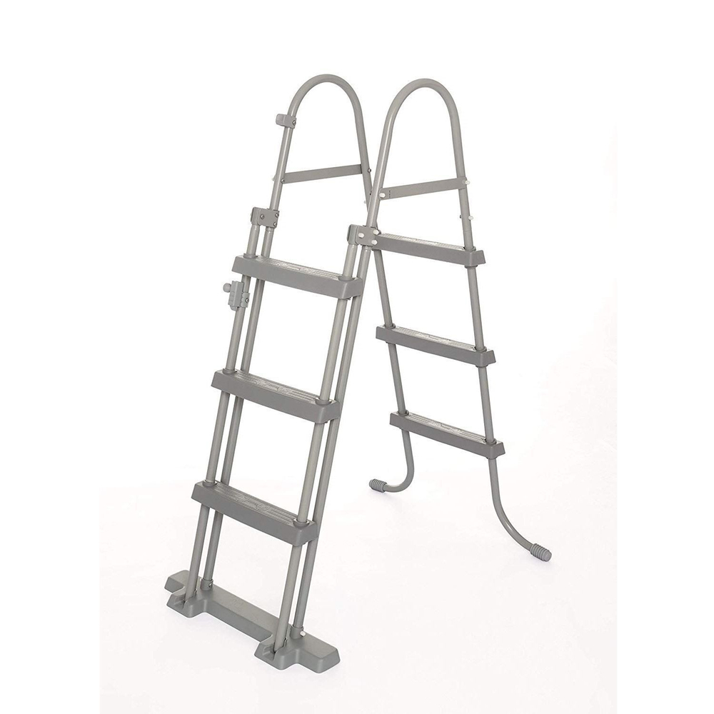 Каркасный бассейн Bestway Steel Камень 56716 (549х274х122 см) с картриджным фильтром, лестницей и тентом