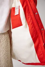 Парка Choompu оверсайз красная