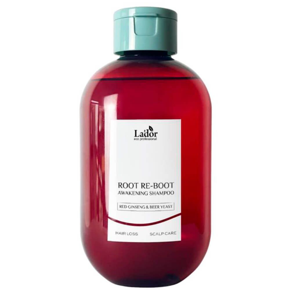 Шампунь для волос с женьшенем и пивными дрожжами Lador  Dor root re-boot awakening shampoo, 300мл