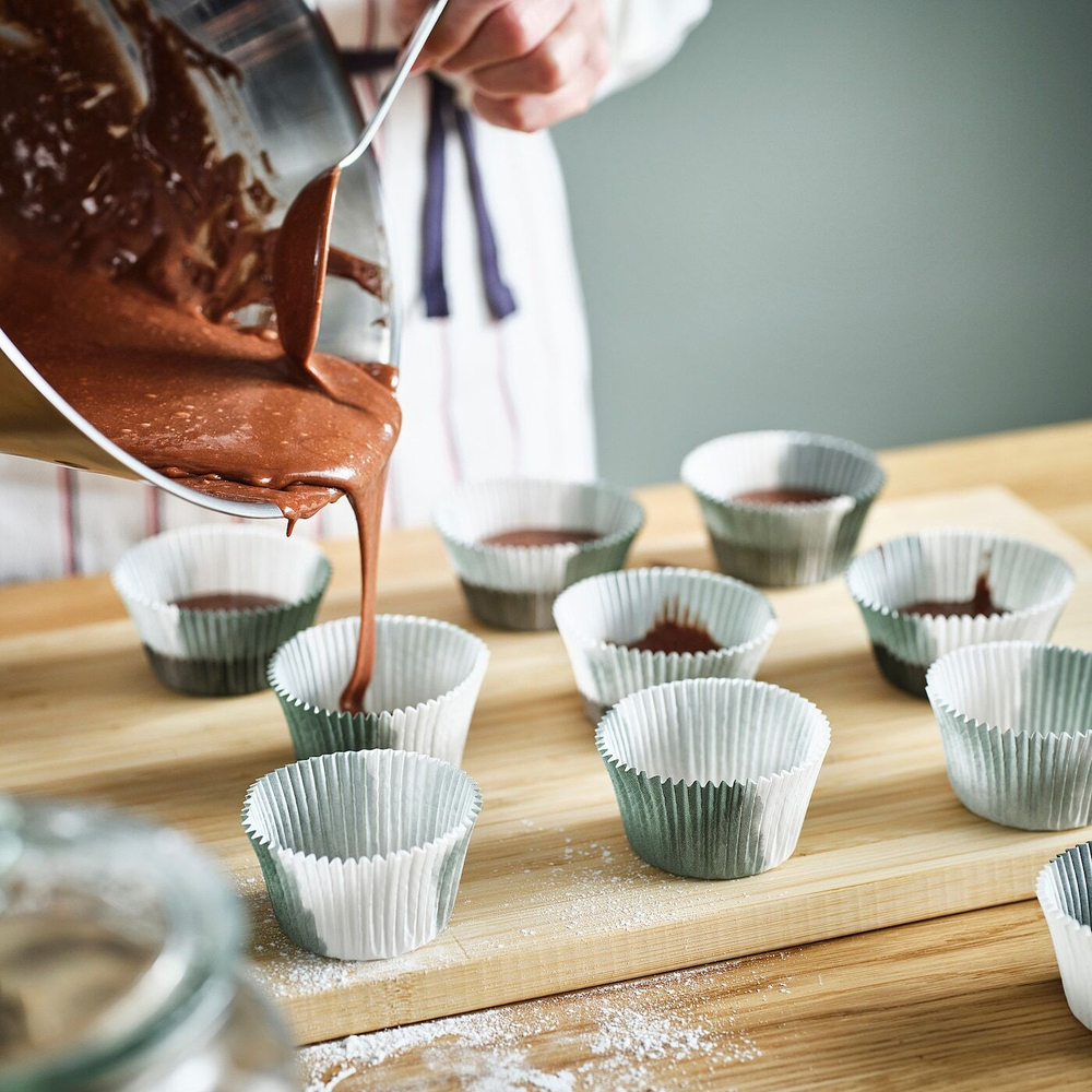 Форма для кексов IKEA KRUSTISTEL, Разноцветный, 65 шт