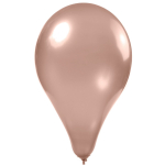 Шар воздушный металлик Alingar, №10, бронзовый, 100шт/уп, пакет с европодвесом