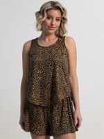 Костюм домашний с шортами Мила (лео) К15223-1М LT Collection