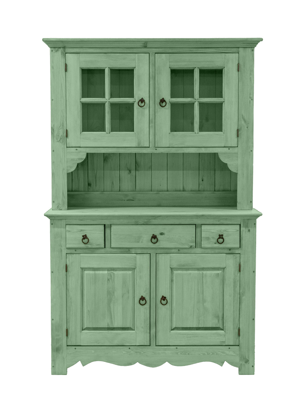 Шкаф буфет Прованс 2 двери из массива сосны (верхняя часть буфета)