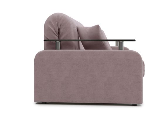 Диван Денвер 1,2 - Velutto 22 коричневый/  коричневая накладка