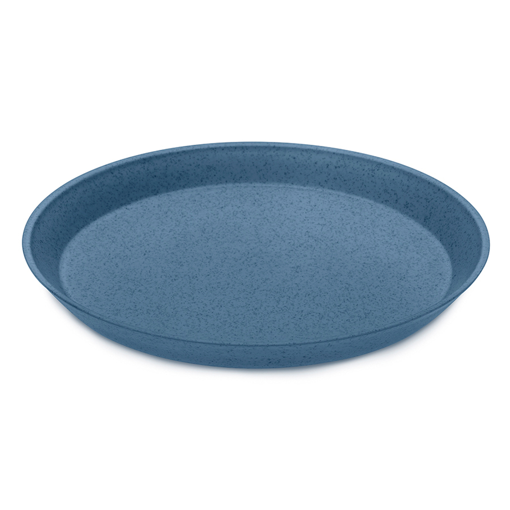 Тарелка connect, organic, D20,5 см, синяя