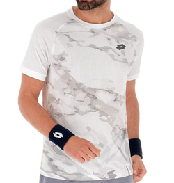 Мужская теннисная футболка Lotto Tech II D1 T-Shirt - белый