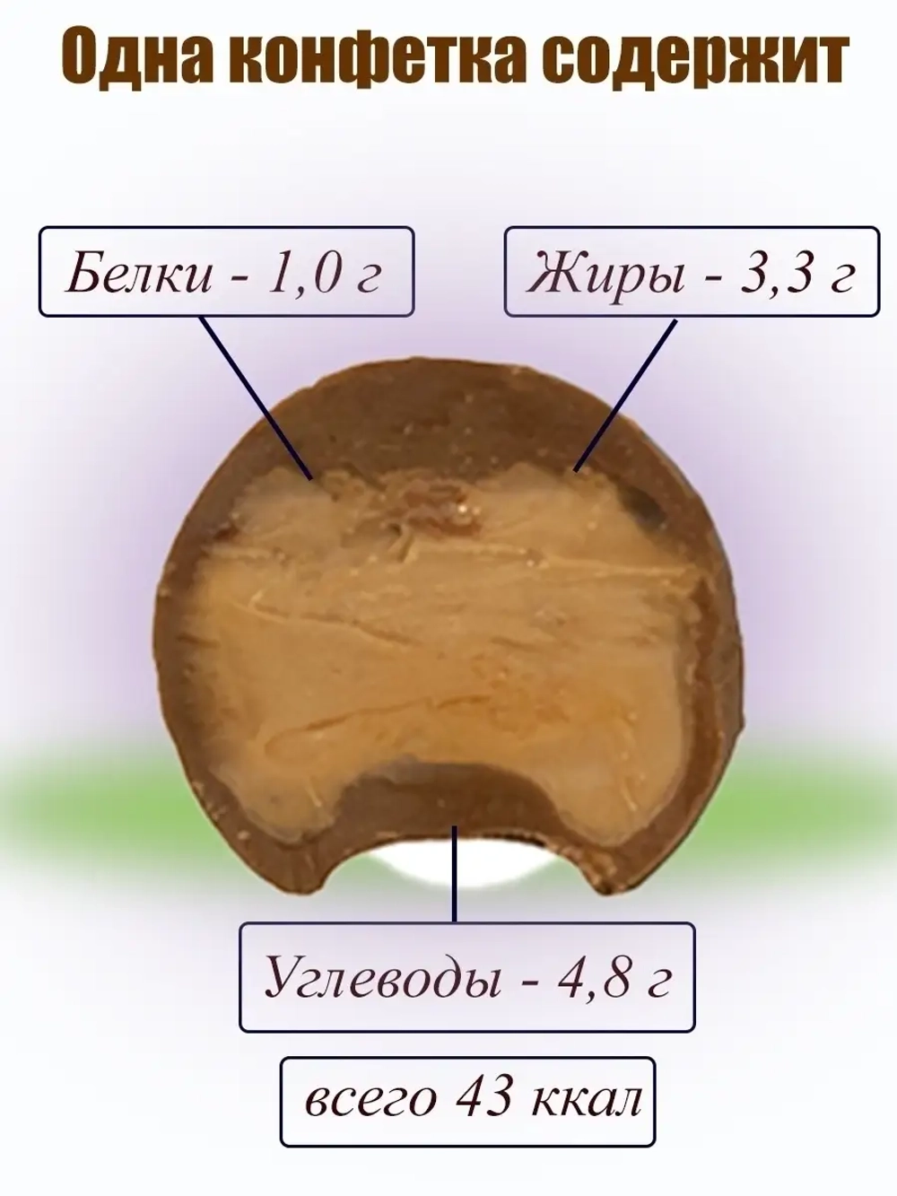 Шоколадные конфеты с начинкой "пралине