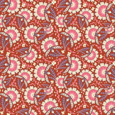 Folksy Floral Pink