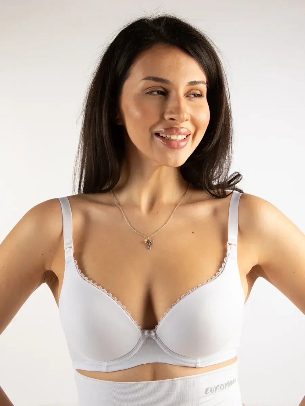 Бюстгальтер для кормления "Элизе" белый