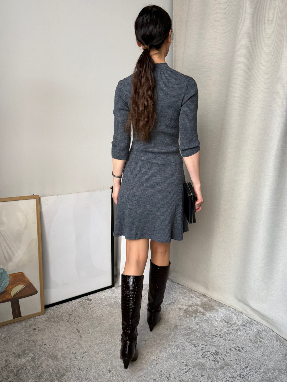 Шерстяное платье Maje, XS