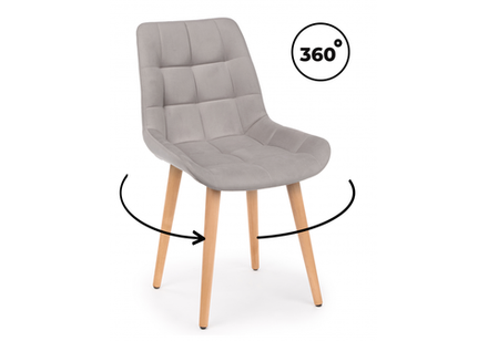 Стул деревянный Woodville Челси 360 латте (zd 290), светлое дерево np