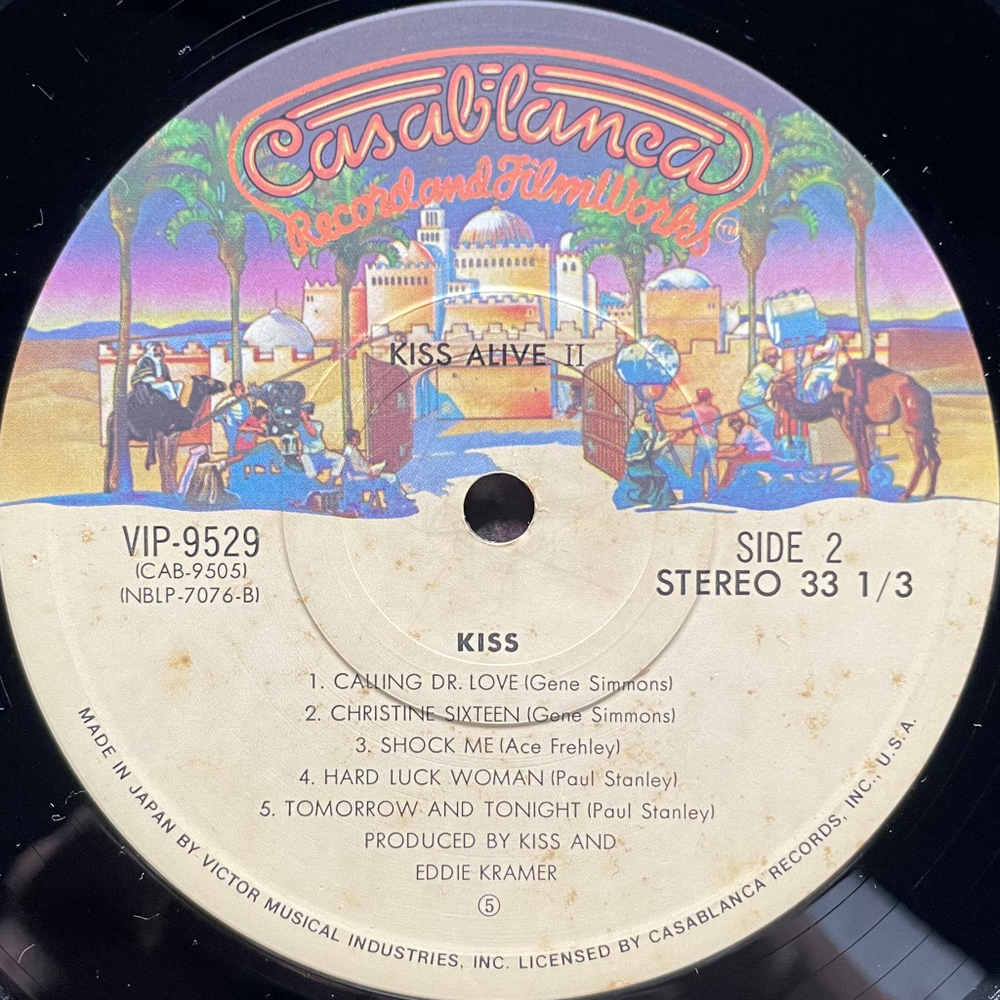 Kiss ‎– Alive II 2LP (Япония 1977г.)