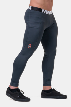 Мужские леггинсы NebbiaLegend of Today leggings full lenght 189 Dark grey