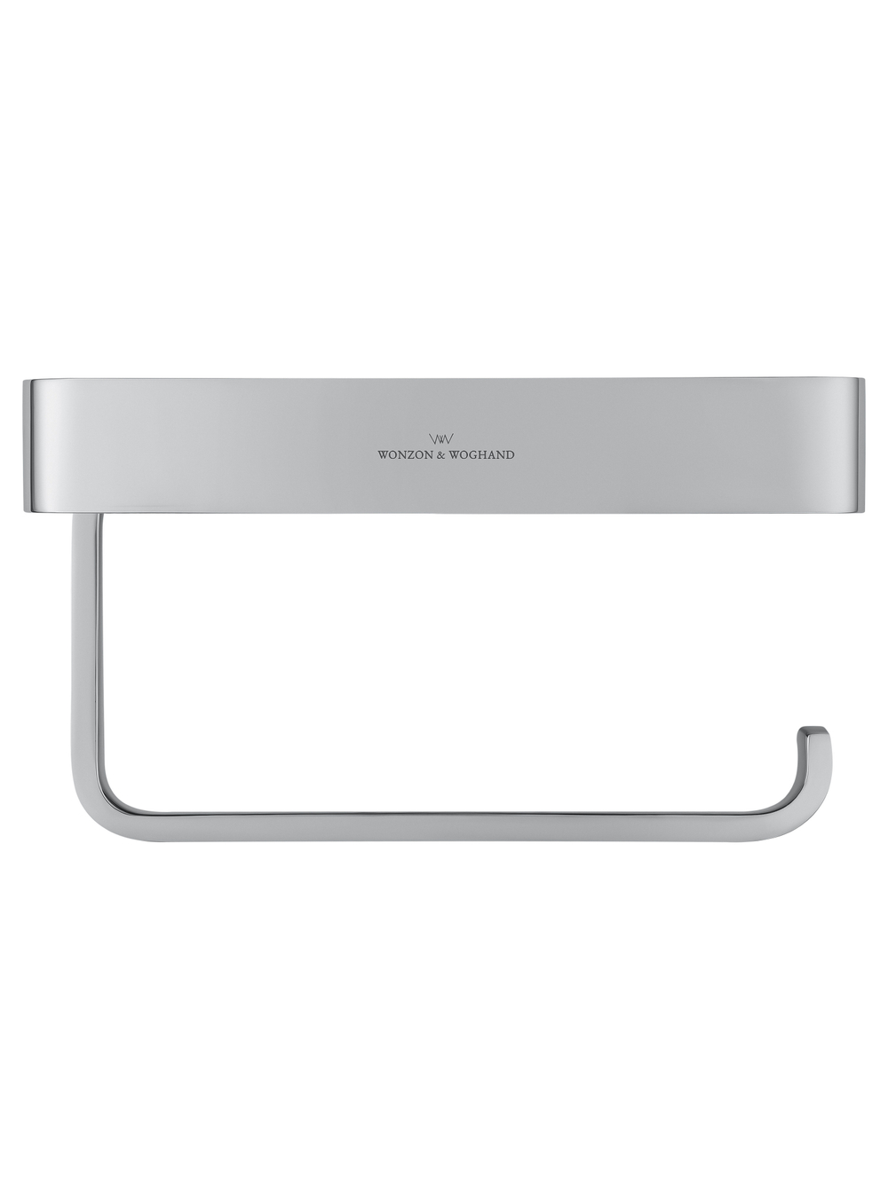 Держатель для туалетной бумаги с полкой WONZON & WOGHAND LOTTE, Хром (WW-8336)