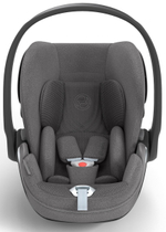 Коляска Cybex Coya Rosegold Frame Cloud T i-Size Mirage Grey Plus Mirage Grey с дождевиком и бампером