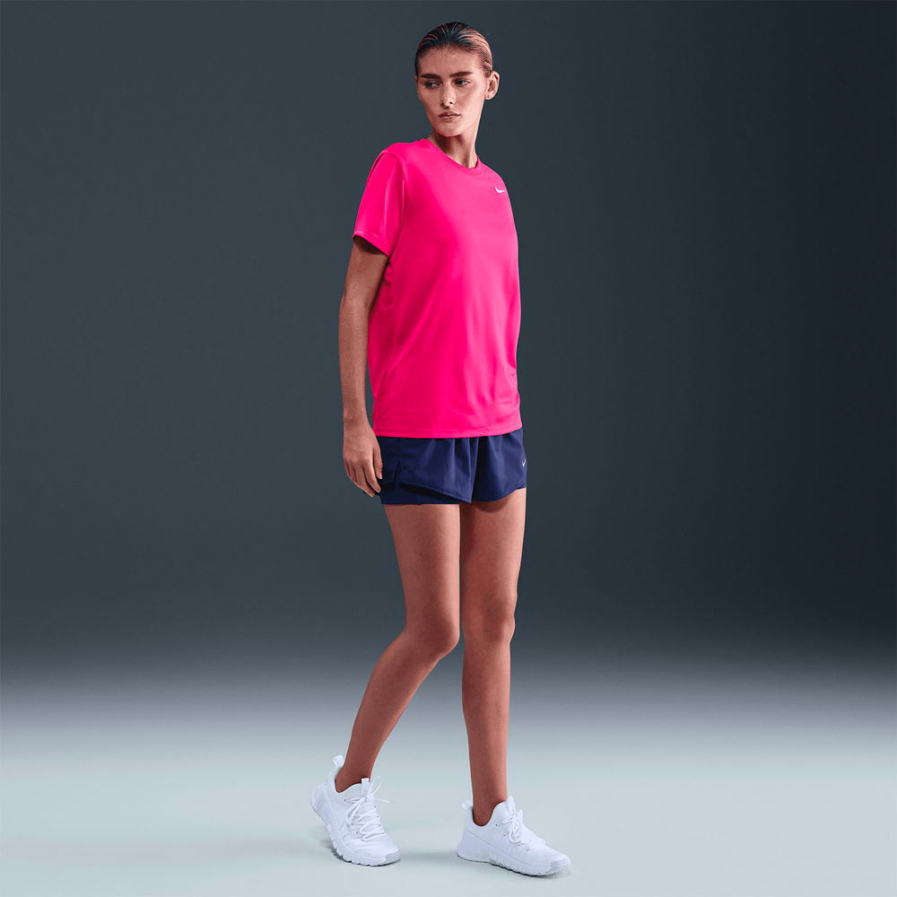 DX0687-666 Футболка тренировочная Nike Dri-fit Rlgd Ss Tee W