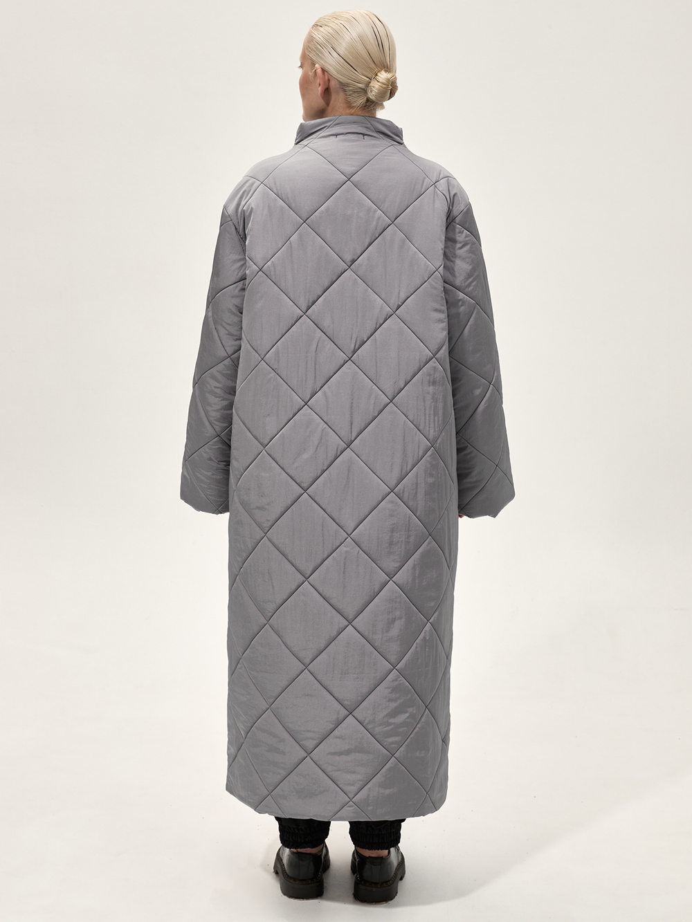 Пальто-одеяло "Кутанка". Серое