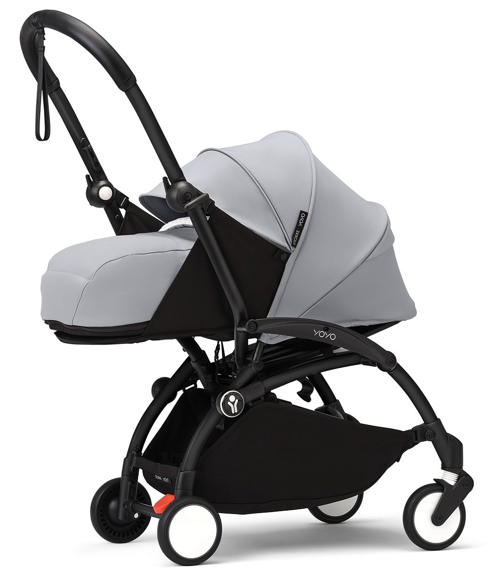 Коляска для новорожденных Stokke YOYO3 Newborn Pack 0+ рама чёрная Black Stone
