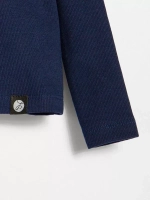 Лонгслив детский кофта в рубчик хлопок